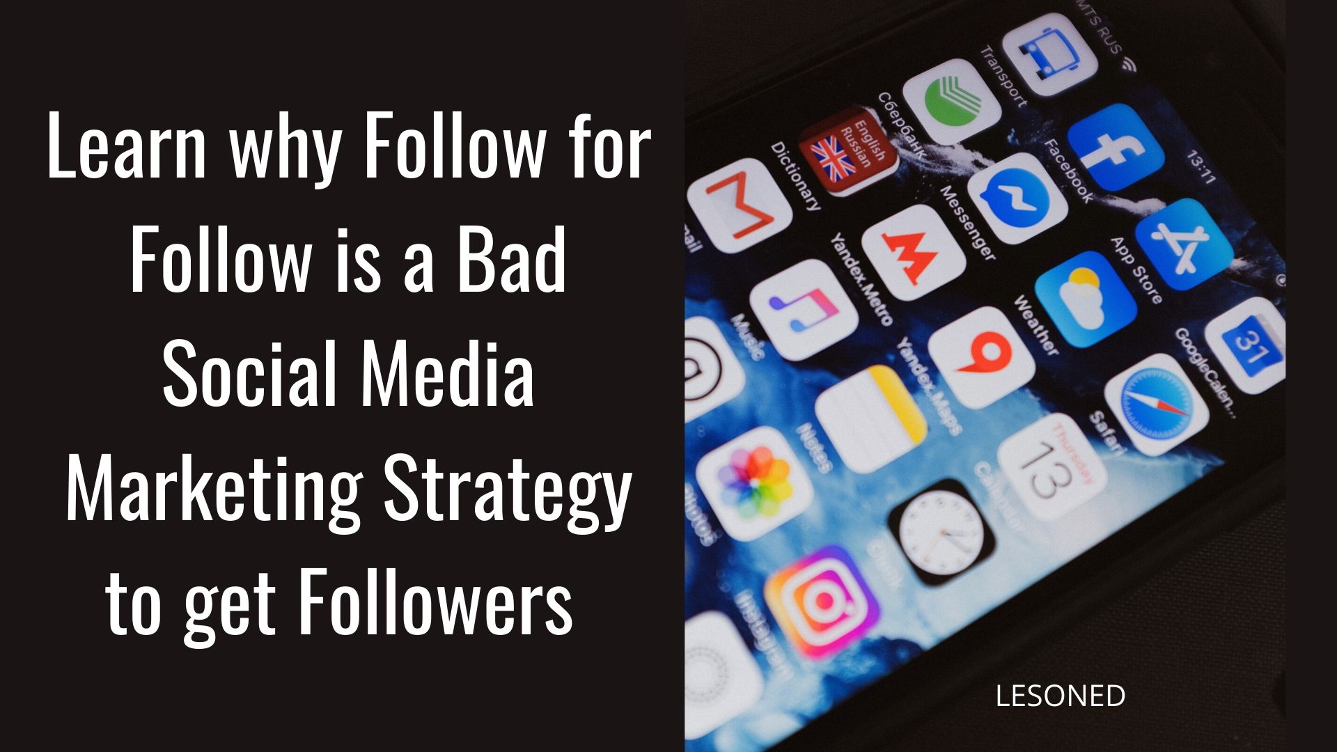 Learn why Follow for Follow is a Bad Social Media Marketing Strategy to get Followers